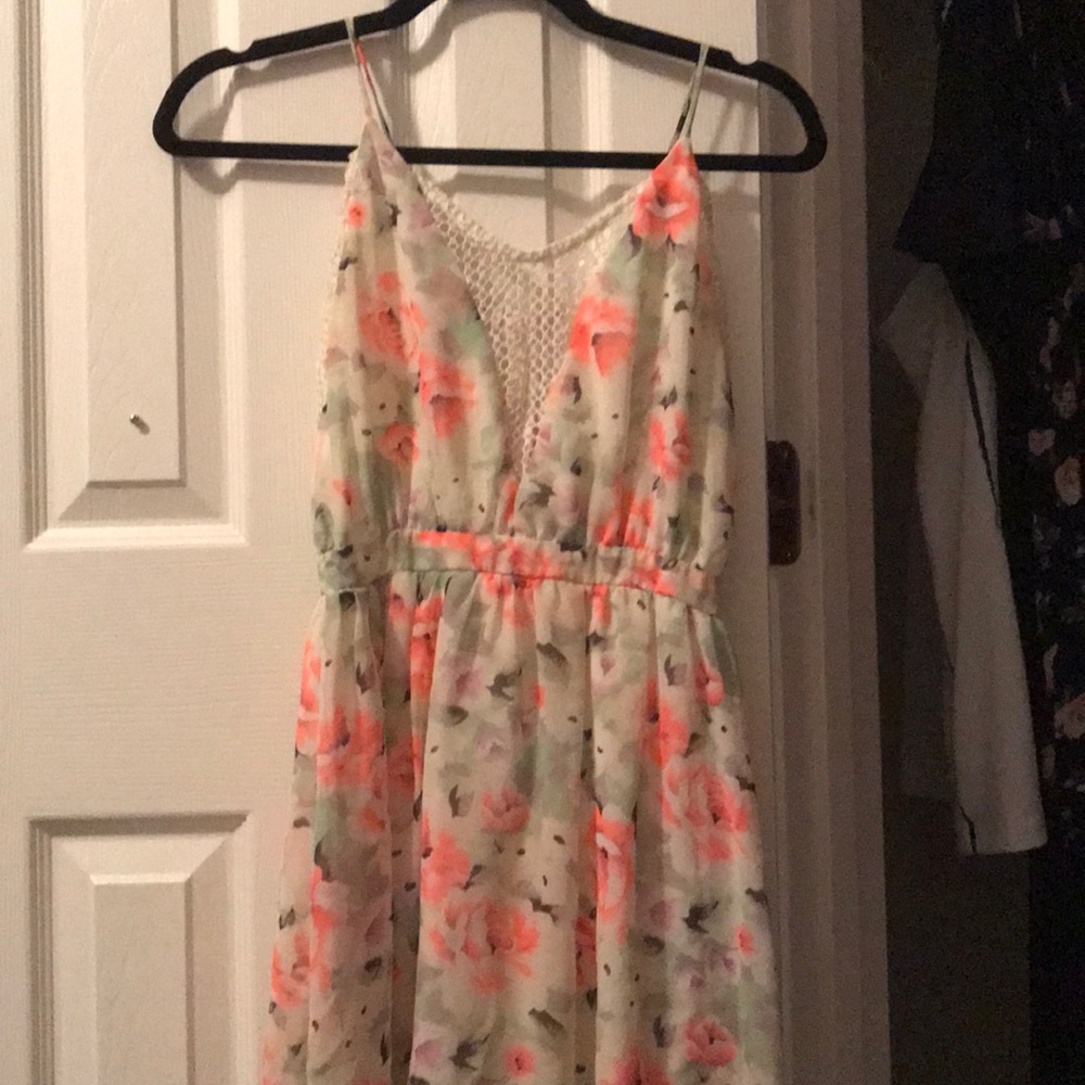 Floral Print Midi Dress